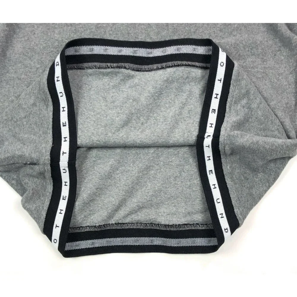 The Hundreds Marvin Mens Large Short Sleeve Hoodie Sweatshirt Gray Terry Cloth - Picture 8 of 12